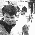 Gregory Corso in Venice, S.Marco Square